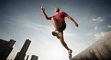 portivaMens -Ginocchio del saltatore