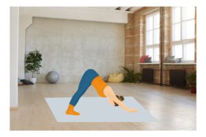 Adho mukha svanasana o posizione del cane a testa in giù